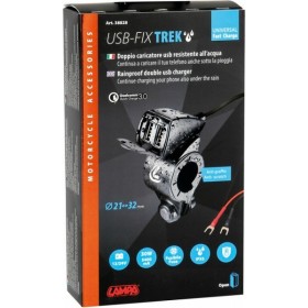 Lampa Αδιάβροχος Φορτιστής Μοτοσυκλέτας με Θύρες: 2xUSBΚωδικός: 38828  Lampa Αδιάβροχος Φορτιστής Μοτοσυκλέτας με Θύρες: 2xUSBΚωδικός: 38828