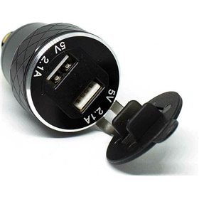 Pilot Φορτιστής Μοτοσυκλέτας 4.2A με Θύρες: 2xUSB με Βολτόμετρο για BMW / Ducati / TriumphΚωδικός: PILUNICHA02  Pilot Φορτιστής Μοτοσυκλέτας 4.2A με Θύρες: 2xUSB με Βολτόμετρο για BMW / Ducati / TriumphΚωδικός: PILUNICHA02