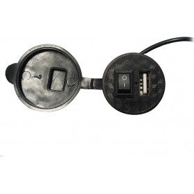 Andowl Q-L437 Αδιάβροχος Φορτιστής Μοτοσυκλέτας με Θύρα: 1xUSB