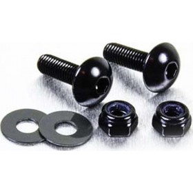ΒΙΔΕΣ KIT ΠΙΝΑΚΙΔΑΣ ALUMINIUM NUMBER PLATE KIT MT-09 NPLATE20BK BLACK| PRO BOLT