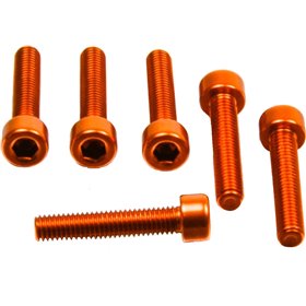 ΚΙΤ ΒΙΔΕΣ ΣΕΤ ΡΕΖΕΡΒΟΥΑΡ ALUMINIUM FUEL CAP KIT TBMWO ORANGE| PRO BOLT