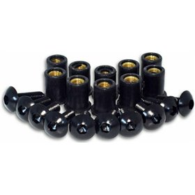 Βίδες Fairing 10Τεμ Μαύρες