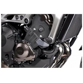 Puig 6857N R12 Προστατευτικά Μανιτάρια Πλαισίου Μοτοσυκλέτας για Yamaha MT-09 / Tracer Μαύρο 604-02-6031001