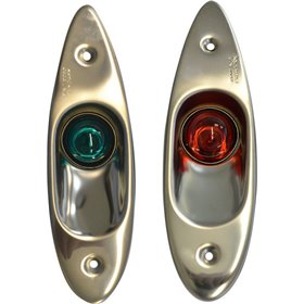 Eval Φανοί Πλευρικοί Ναυσιπλοΐας Inox 12v