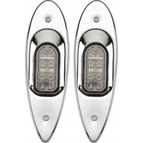 Eval Φανοί Πλευρικοί Ναυσιπλοίας Led Χωνευτοί Ζεύγος