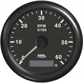 Eval Στροφόμετρο Ψηφιακό Ωρόμετρο Μαύρο 6000RPMΚωδικός: 04518-INOX 