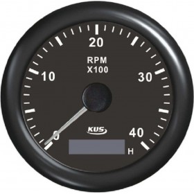 Eval Ψηφιακό Ωρόμετρο-Στροφόμετρο 8000Rpm 85mm ΜαύροΚωδικός: 04519-BL 