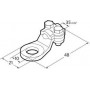Lampa Ακροδέκτες Καλωδίων Μπαταρίας 35mm² Τρύπα 10mm με Πλακα Συσφιξης 2τεμΚωδικός: L6992.6 