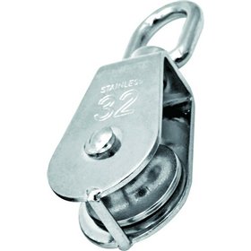 Eval Ανοξείδωτη Τροχαλία με Μονό Ράουλο και Στριφτάρι 96x36x12mmΚωδικός: 01479-32 