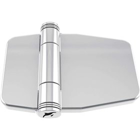 Eval Μεντεσές Inox με καπάκι ενισχυμένος με διάσταση 59.9 x 39.6 mmΚωδικός: 00215-3 