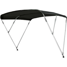 Eval Τέντα Σπαστή Ανοδιωμένου Αλουμινίου με 3 Μπράτσα L210xW210xH130cm Μαύρο Eval Τέντα Σπαστή Ανοδιωμένου Αλουμινίου με 3 Μπράτσα L210xW210xH130cm Μαύρο