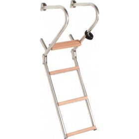 Eval Σκάλα Αναδιπλούμενη Κουπαστής Με 3 Σκαλοπάτια 00571-3
