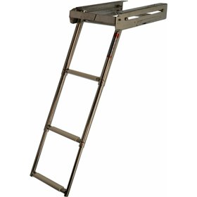 Eval Σκάλα Inox Πτυσσόμενη Πλατφόρμας με 3 Σκαλοπάτια 00568-3