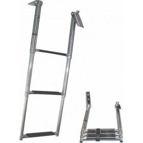 Lalizas Σκάλα Τηλεσκοπική Inox 316 με 3 Σκαλιά 330x860mm 70610