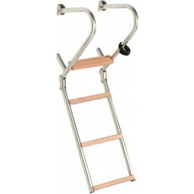 Eval Σκάλα Αναδιπλούμενη Κουπαστής Με 4 Σκαλοπάτια 00571-4