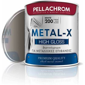 Pellachrom Metal-Χ Βερνικόχρωμα Νο 200 0.35lt Λευκό Pellachrom Metal-Χ Βερνικόχρωμα Νο 200 0.35lt Λευκό
