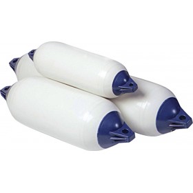 Eval Μπαλόνι με Διπλό Μάτι 12x41x36cm Λευκό με Μπλέ ΚαπάκιαΚωδικός: 00782-3 