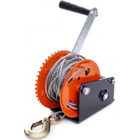 Kraft & Dele Χειροκίνητος Εργάτης/Βίντσι Τρέιλερ 10m 1588 Kg με Καστάνια και Μανιβέλα Kraft & Dele Χειροκίνητος Εργάτης/Βίντσι Τρέιλερ 10m 1588 Kg με Καστάνια και Μανιβέλα