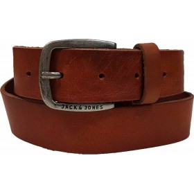 Jack & Jones Ανδρική Ζώνη Δερμάτινη Mocha Bisque Jack & Jones Ανδρική Ζώνη Δερμάτινη Mocha Bisque