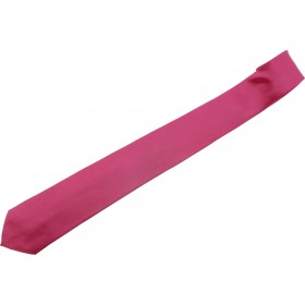 2928 Ανδρική Γραβάτα Μονόχρωμη σε Φούξια Χρώμα