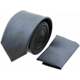 Γκρι Γραβάτα Με Μαντήλι Guard Gheorghe