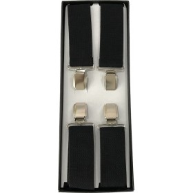 Τιράντες Μονόχρωμες 120cm Μαύρες