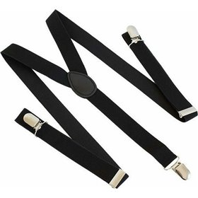 ΑΤ1175 Τιράντες Μονόχρωμες Μαύρες