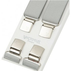 Victoria Τιράντες Μονόχρωμες Γκρι Victoria Τιράντες Μονόχρωμες Γκρι