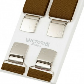 Victoria Τιράντες Μονόχρωμες Καφέ Victoria Τιράντες Μονόχρωμες Καφέ