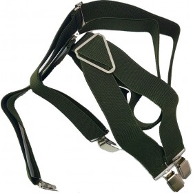 Μονόχρωμες unisex τιράντες | λαδί