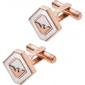 Emporio Armani Μανικετόκουμπα από Ατσάλι σε Ροζ Χρυσό ΧρώμαΚωδικός: EGS2636040  Emporio Armani Μανικετόκουμπα από Ατσάλι σε Ροζ Χρυσό ΧρώμαΚωδικός: EGS2636040