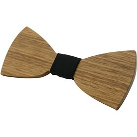 Κτ4437 Ξύλινο Παπιγιόν Μαύρο