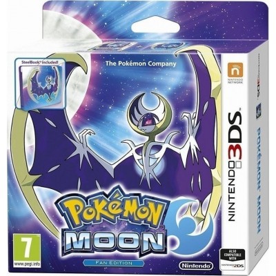 Pokemon Moon Steelbook Edition 3DS Game