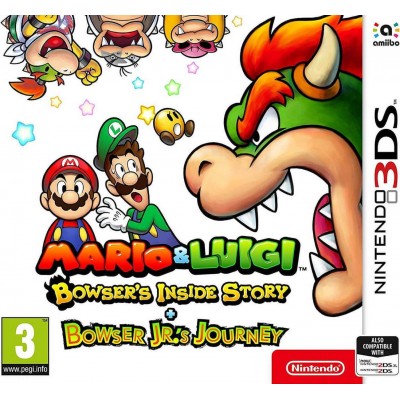 Mario &amp Luigi: Bowser's Inside Story + Bowser Jr.'s Journey 3DS Game