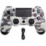 Doubleshock Ασύρματο Gamepad για PS4 Camouflage Grey