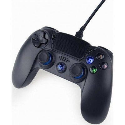 Gembird Ενσύρματο Gamepad για PC / PS4 Μαύρο