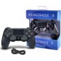 Doubleshock Ασύρματο Gamepad για PS4 Μαύρο