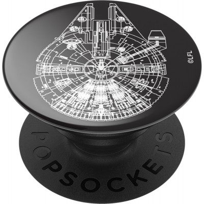 PopSockets PopGrip Κινητού Aluminum Millennium Falcon