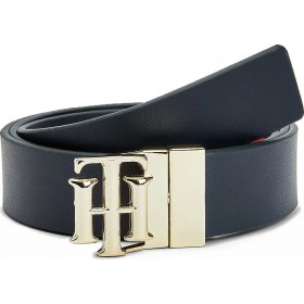 Tommy Hilfiger Logo 3.0 Δερμάτινη Γυναικεία Ζώνη Διπλής Όψης ΜπλεΚωδικός: AW0AW10070-0GY  Tommy Hilfiger Logo 3.0 Δερμάτινη Γυναικεία Ζώνη Διπλής Όψης ΜπλεΚωδικός: AW0AW10070-0GY