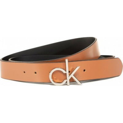 Calvin Klein Low Fix 3.0 Δερμάτινη Γυναικεία Ζώνη σε Ταμπά χρώμαΚωδικός: K60K606716-GAC 