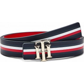 Tommy Hilfiger Logo 3.0 Δερμάτινη Γυναικεία Ζώνη Διπλής Όψης Navy ΜπλεΚωδικός: AW0AW09817-0GY  Tommy Hilfiger Logo 3.0 Δερμάτινη Γυναικεία Ζώνη Διπλής Όψης Navy ΜπλεΚωδικός: AW0AW09817-0GY