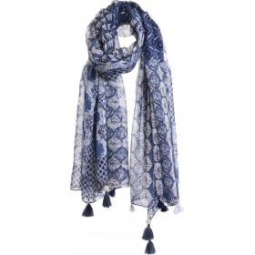 Ble Resort Collection Γυναικείο Φουλάρι ΜπλεΚωδικός: 5-43-304-0052  Ble Resort Collection Γυναικείο Φουλάρι ΜπλεΚωδικός: 5-43-304-0052