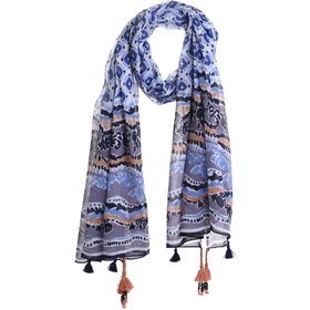 Ble Resort Collection Γυναικείο Φουλάρι ΜπλεΚωδικός: 5-43-304-0057  Ble Resort Collection Γυναικείο Φουλάρι ΜπλεΚωδικός: 5-43-304-0057