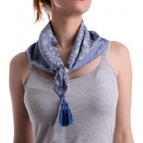 Ble Resort Collection Γυναικείο Φουλάρι ΜπλεΚωδικός: 5-43-151-0298  Ble Resort Collection Γυναικείο Φουλάρι ΜπλεΚωδικός: 5-43-151-0298