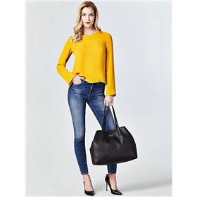 Guess Vikky Large HWVG6995240 Γυναικεία Τσάντα Shopper 'Ωμου σε Μαύρο χρώμα Guess Vikky Large HWVG6995240 Γυναικεία Τσάντα Shopper 'Ωμου σε Μαύρο χρώμα