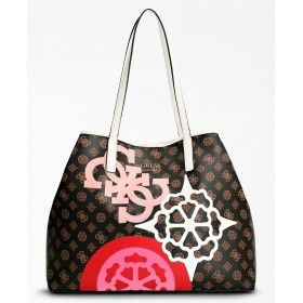 Guess Vikky Large Σετ Γυναικεία Τσάντα Shopper 'Ωμου σε Μαύρο χρώμα Guess Vikky Large Σετ Γυναικεία Τσάντα Shopper 'Ωμου σε Μαύρο χρώμα