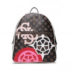 Guess Γυναικεία Τσάντα Πλάτης σε Καφέ χρώμα Guess Γυναικεία Τσάντα Πλάτης σε Καφέ χρώμα