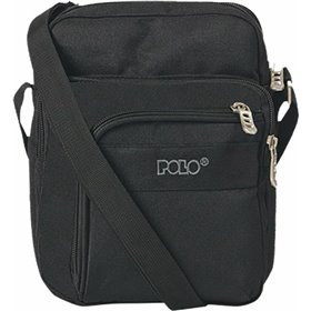 Polo Strike Large Ανδρική Τσάντα Ώμου / Χιαστί σε Μαύρο χρώμα