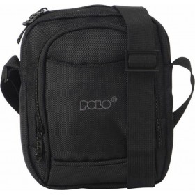 Polo Vertical S Ανδρική Τσάντα Ώμου / Χιαστί σε Μαύρο χρώμα