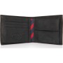 Tommy Hilfiger Leather Trifold Δερμάτινο Ανδρικό Πορτοφόλι Μαύρο